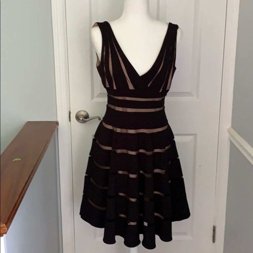 Black Striped Dress